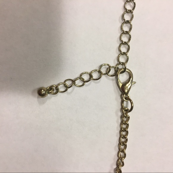 Silver and Gold Loop Necklace - Picture 2 of 3